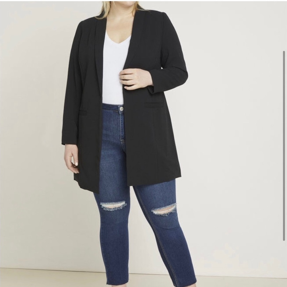 ELOQUII long black blazer